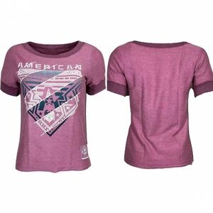 American Fighter x Affliction Gladbrook Women’s T-Shirt Purple Size Medium